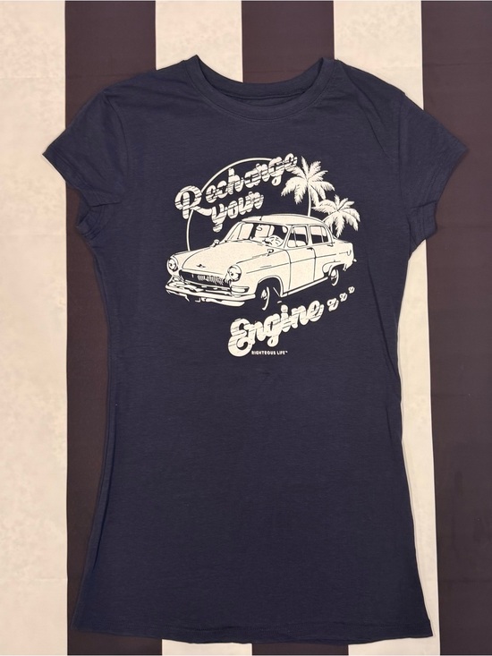 Splash Tops - Splash Navy T-Shirt with White Logo